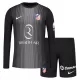 Atlético Madrid Doelman Tenue Kinderen 25/26 Lange Mouwen Zwart