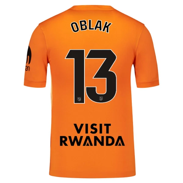Atlético Madrid Jan Oblak 13 Doelman Shirt 25/26 Oranje