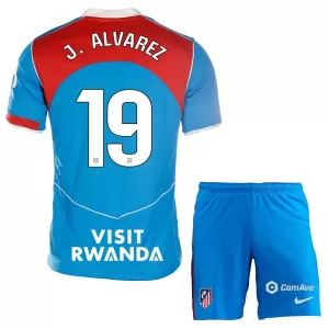 Atlético Madrid Julián Álvarez 19 Derde Tenue Kinderen 25/26