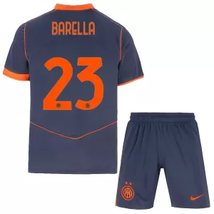 Inter Milan Barella 23 Derde Tenue Kinderen 25/26