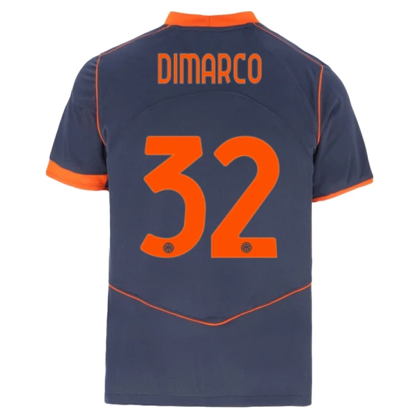 Inter Milan Dimarco 32 Derde Shirt 25/26 Inter Milan Dimarco 32 Derde Shirt 25/26