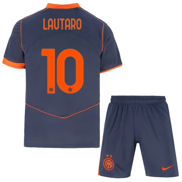 Inter Milan Lautaro Martínez 10 Derde Tenue Kinderen 25/26 Inter Milan Lautaro Martínez 10 Derde Tenue Kinderen 25/26