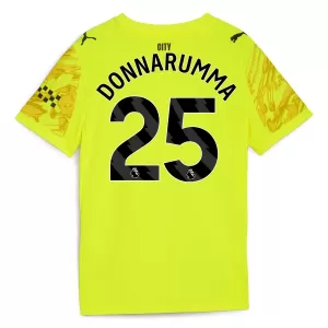 Manchester City Gianluigi Donnarumma 25 Doelman Shirt 25/26 Geel Manchester City Gianluigi Donnarumma 25 Doelman Shirt 25/26 Geel