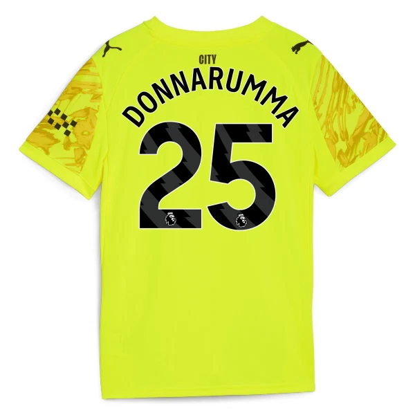 Manchester City Gianluigi Donnarumma 25 Doelman Shirt 25/26 Geel