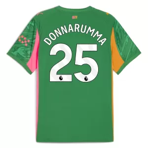 Manchester City Gianluigi Donnarumma 25 Doelman Shirt 25/26 Groente Manchester City Gianluigi Donnarumma 25 Doelman Shirt 25/26 Groente