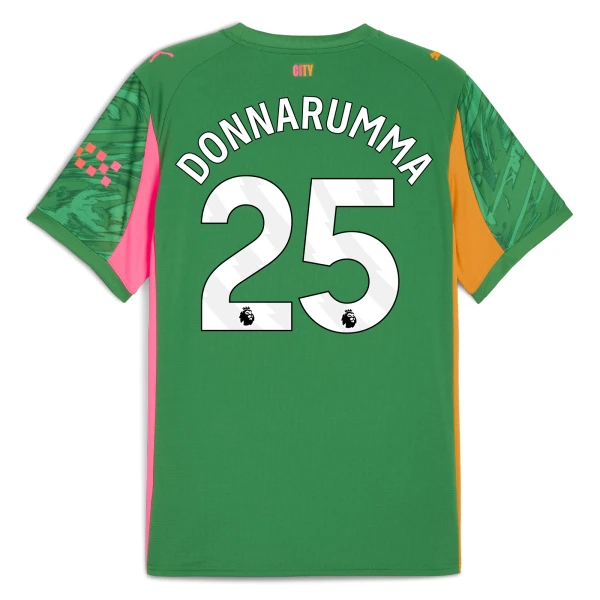 Manchester City Gianluigi Donnarumma 25 Doelman Shirt 25/26 Groente Manchester City Gianluigi Donnarumma 25 Doelman Shirt 25/26 Groente