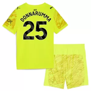 Manchester City Gianluigi Donnarumma 25 Doelman Tenue Kinderen 25/26 Geel Manchester City Gianluigi Donnarumma 25 Doelman Tenue Kinderen 25/26 Geel