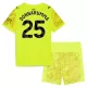 Manchester City Gianluigi Donnarumma 25 Doelman Tenue Kinderen 25/26 Geel