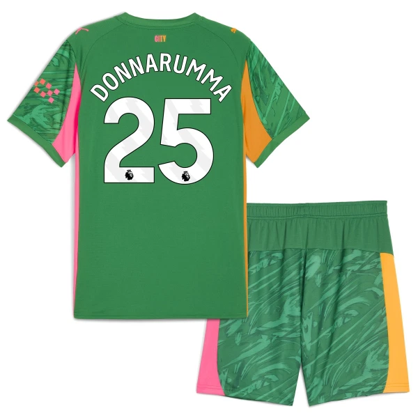 Manchester City Gianluigi Donnarumma 25 Doelman Tenue Kinderen 25/26 Groente