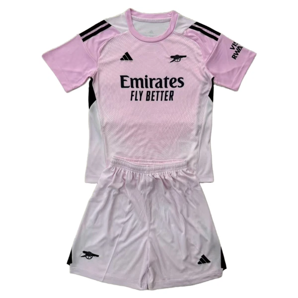 Arsenal Doelman Tenue Kinderen 25/26 Roze