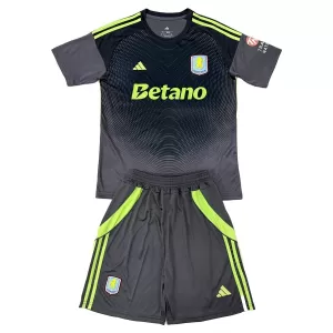 Aston Villa Doelman Tenue Kinderen 25/26 Zwart Aston Villa Doelman Tenue Kinderen 25/26 Zwart