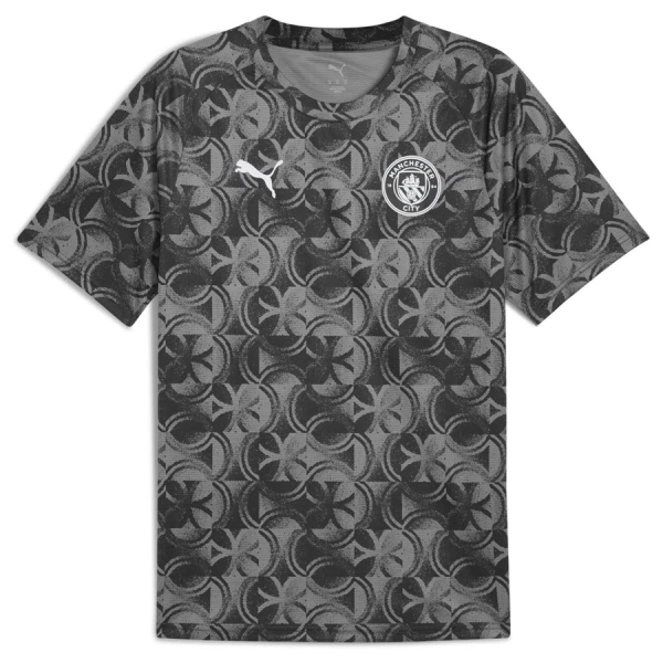 Manchester City Pre-Match Shirt 25/26 Zwart Manchester City Pre-Match Shirt 25/26 Zwart