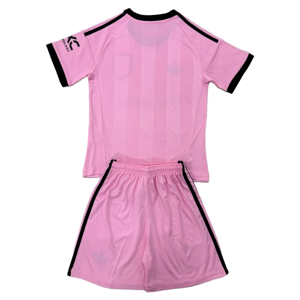 Manchester United Doelman Tenue Kinderen 25/26 Roze