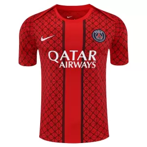 Paris Saint-Germain Pre-Match Shirt 25/26 Rood Paris Saint-Germain Pre-Match Shirt 25/26 Rood