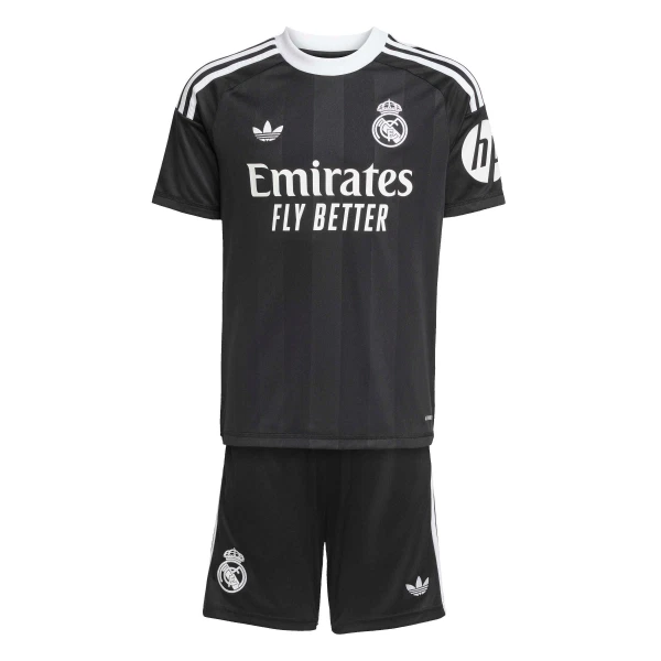 Real Madrid Doelman Tenue Kinderen 25/26 Zwart Real Madrid Doelman Tenue Kinderen 25/26 Zwart