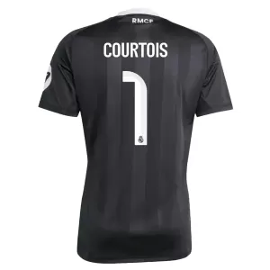 Real Madrid Thibaut Courtois 1 Doelman Shirt 25/26 Zwart Real Madrid Thibaut Courtois 1 Doelman Shirt 25/26 Zwart
