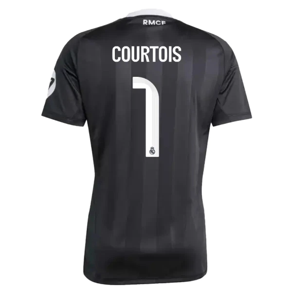 Real Madrid Thibaut Courtois 1 Doelman Tenue Kinderen 25/26 Zwart