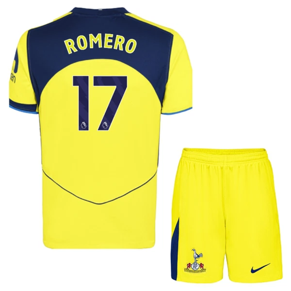 Tottenham Hotspur Cristian Romero 17 Derde Tenue Kinderen 25/26