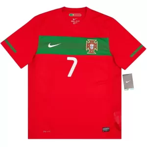Portugal Cristiano Ronaldo 7 2010 Thuisshirt Retro