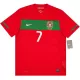 Portugal Cristiano Ronaldo 7 2010 Thuisshirt Retro