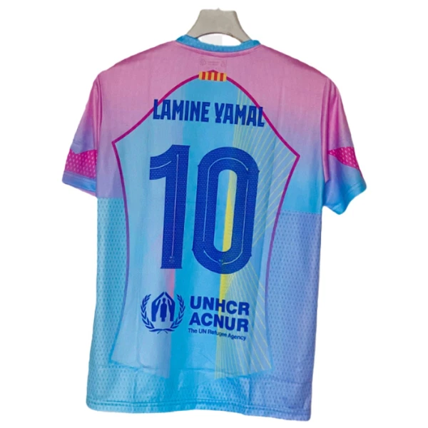 FC Barcelona Lamine Yamal 10 Shirt 25/26 Blauw Speciaal FC Barcelona Lamine Yamal 10 Shirt 25/26 Blauw Speciaal