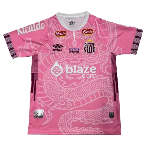 Santos FC Shirt Dragon 25/26 Roze Santos FC Shirt Dragon 25/26 Roze