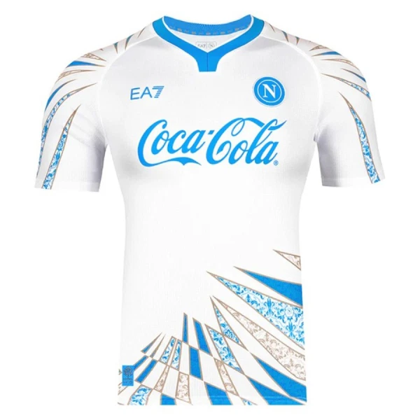 SSC Napoli Pre-Match Shirt 25/26 Wit SSC Napoli Pre-Match Shirt 25/26 Wit