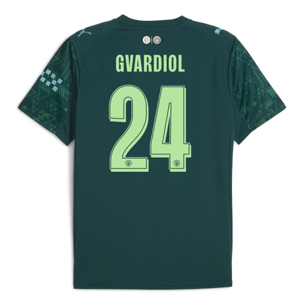 Manchester City Josko Gvardiol 24 Vierde Shirt EA Sport 25/26 Manchester City Josko Gvardiol 24 Vierde Shirt EA Sport 25/26