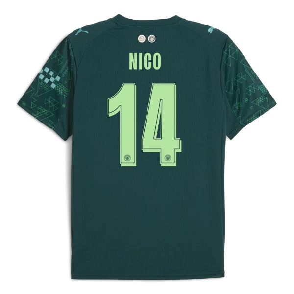 Manchester City Nico 14 Vierde Shirt EA Sport 25/26 Manchester City Nico 14 Vierde Shirt EA Sport 25/26