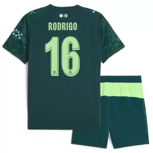 Manchester City Rodrigo Hernández 16 Vierde Tenue Kinderen EA Sport 25/26 Manchester City Rodrigo Hernández 16 Vierde Tenue Kinderen EA Sport 25/26