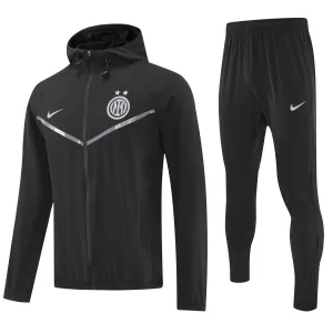 Inter Milan Trainingsjacks met Capuchon 25/26 Zwart Inter Milan Trainingsjacks met Capuchon 25/26 Zwart