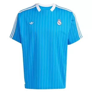 Real Madrid Terrace Icons Shirt 25/26 Blauw Real Madrid Terrace Icons Shirt 25/26 Blauw