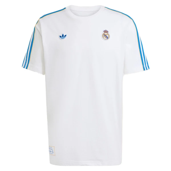 Real Madrid Terrace Icons Shirt 25/26 Wit Real Madrid Terrace Icons Shirt 25/26 Wit