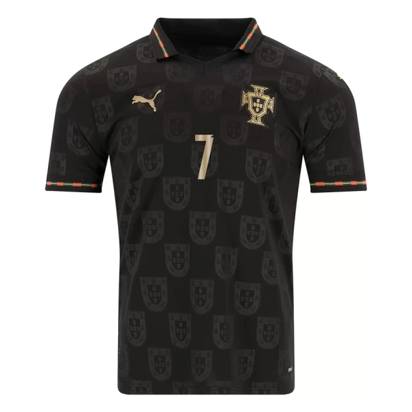 Portugal Black Panther Cristiano Ronaldo 7 Shirt 25/26 Speciaal