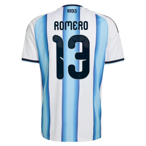 Argentinië Cristian Romero 13 Thuisshirt WK 2026