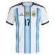Argentinië Garnacho 17 Thuisshirt WK 2026