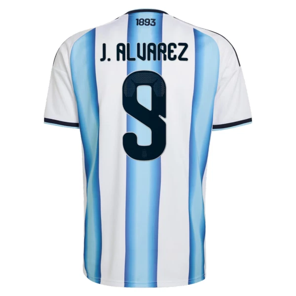 Argentinië Julián Álvarez 9 Thuistenue Kinderen WK 2026