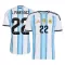 Argentinië Lautaro Martínez 22 Thuisshirt WK 2026