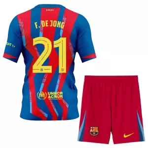 FC Barcelona Frenkie de Jong 21 Vierde Tenue Kinderen 25/26