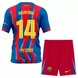 FC Barcelona Marcus Rashford 14 Vierde Tenue Kinderen 25/26