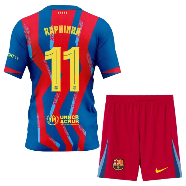 FC Barcelona Raphinha 11 Vierde Tenue Kinderen 25/26