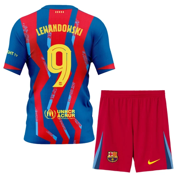 FC Barcelona Robert Lewandowski 9 Vierde Tenue Kinderen 25/26
