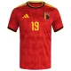 België Openda 19 Thuisshirt WK 2026
