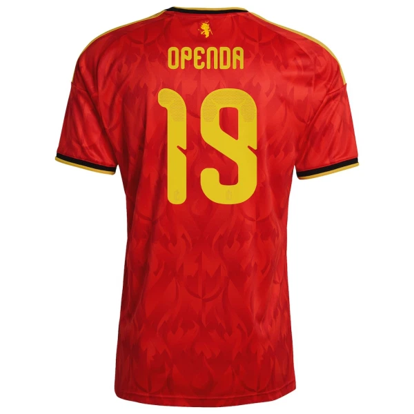België Openda 19 Thuisshirt WK 2026