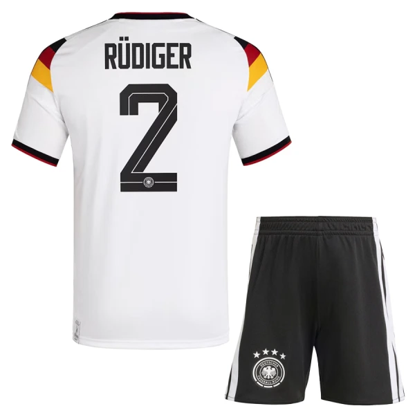 Duitsland Antonio Rüdiger 2 Thuistenue Kinderen WK 2026