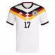 Duitsland Florian Wirtz 17 Thuisshirt WK 2026