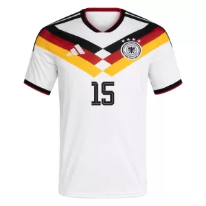 Duitsland Nico Schlotterbeck 15 Thuisshirt WK 2026