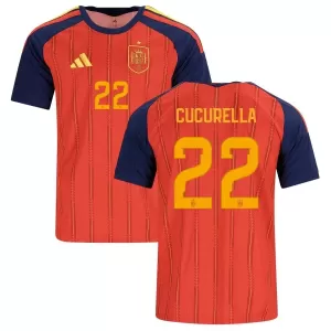 Spanje Cucurella 22 Thuisshirt WK 2026