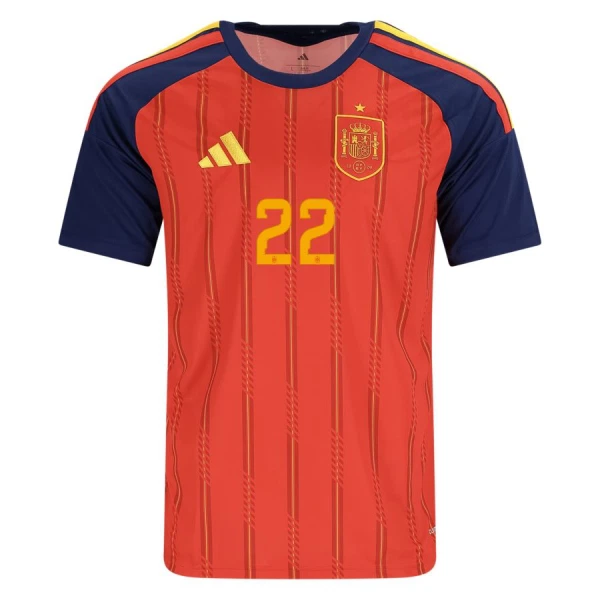 Spanje Cucurella 22 Thuisshirt WK 2026