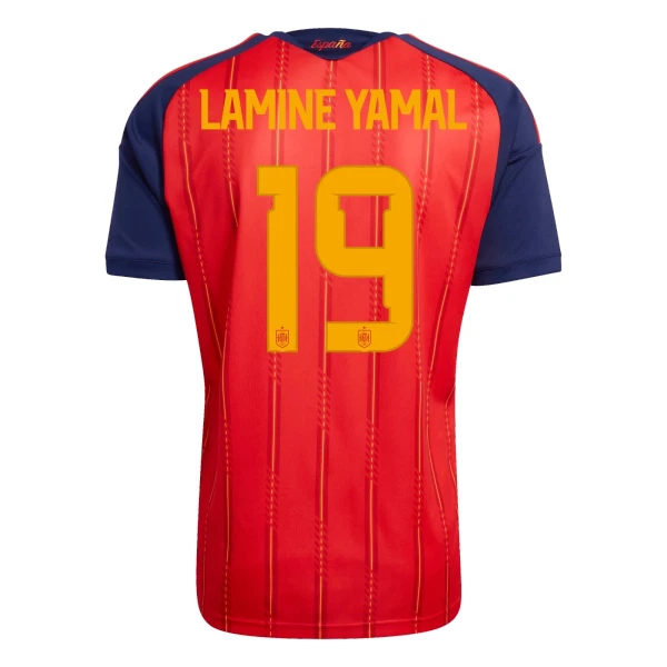 Spanje Lamine Yamal 19 Thuisshirt WK 2026